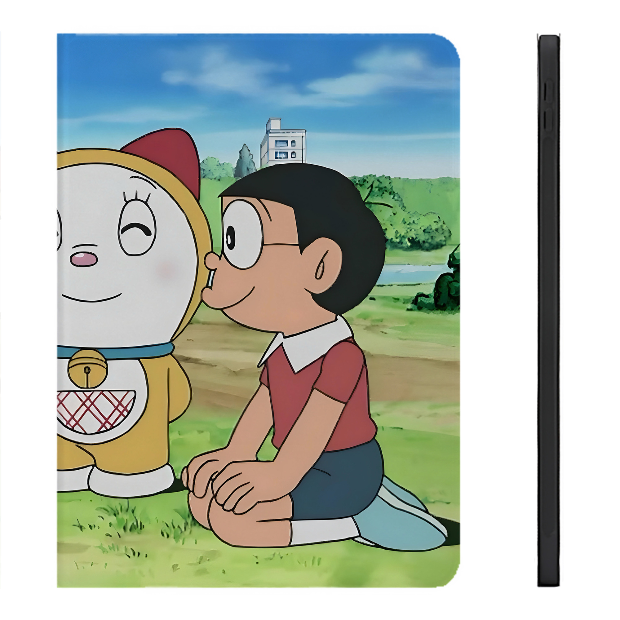 （画像用） ドラえもん Doraemon IPadケース ペンホルダー付き ブックスタイルデザイン
